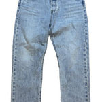 Levi's Wedgie Straight High-Rise Jeans Size 31 Light Wash Denim Womens Photo 0