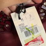 NWT RAOUL Gown Burgundy Red Satin Column Embellished Long Dress Size 4 Photo 4