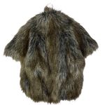 Dolce Vita Brown Full Zip Faux Fur Short Sleeve Jacket XS/S Photo 2