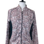 Soma  Women's Jacket Purple Black Zip Track Athletic Athleisure Size Medium Photo 0