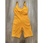Lululemon Align Bodysuit‎ 8" Size 4 Autumn Orange Tight Fit Bra Cut Photo 2