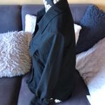 ZARA  WOMAN Black Button Down Shirt Size S Photo 3