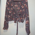TJ Maxx mine Purple floral top  Photo 0