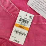 Style & Co acid wash hot pink heart sweatshirt, size XL Photo 14