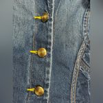 Armani Exchange Blue Denim Jacket with Yellow Highlights ππ» Photo 6
