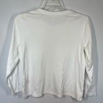 Chico’s Women’s Cotton Pullover Crew Neck Long Sleeve T Photo 3