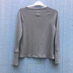 Chaser Women Waffle Knit Thermal Forest Green Long Sleeve Medium Photo 1