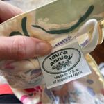 Laura Ashley 80s vintage floral pleated shorts high rise pastel 80s print Photo 7