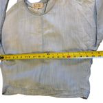 Cloth & Stone Anthropologie Light Blue Tie Back Long Sleeve Top Womens Large Photo 8