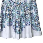 Talbots 8 Floral Pleated Knee Length Peasant Boho Skirt Photo 6