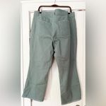 Democracy  High Rise Cropped Pants Light‎ Olive Green Size 22 NWT Absolution Tech Photo 2
