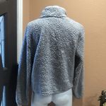 Wallflower Women's Gray Fleece Pullover Snap Collar Size L Casual Size L Photo 8