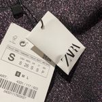 ZARA NWT Shimmery Knit Cardigan Button Front Bloggers Fav Photo 5