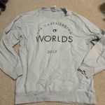 Varsity  Light Blue Cheerleading Worlds 2017 Crewneck Photo 0
