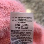 Lucky Brand  Women Medium Barbiecore Pink Fuzzy V-Neck Taylor Swift Sweater‎ Photo 2