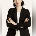 J.Crew  Parke Blazer Wool Flannel Black Size 6 Photo 1