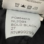 Level 99 BETTE SEAMED PANT Bold Black Crop Leg Trousers Size 27 Photo 7