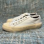 ALLSAINTS  Ghost Jackie Low Top Lace Up Sneakers in White Photo 2