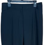 Tahari ASL Size 10 Womens Zip Front Black Dress Pants Pockets Business Wide Leg Photo 1