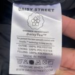 Daisy Street Blue Plaid Checkered Puffer Jacket Photo 10