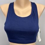 Vintage New NOS The Body Co. Sports Bra Size Medium Cotton Blend Blue CoolMax Photo 3