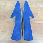 Enzo Angiolini  Blue Suede Flats Size 8M Photo 3