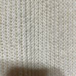 Vintage Cream Cardigan Large One Button Closure Photo 9