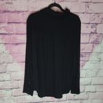 Universal Standard  POPOVER BLACK STRETCHY LONG SLEEVE BLOUSE NEUTRAL MODEST M Photo 1
