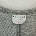 Tresics  Cold Shoulder Long Sleeve Basic Blouse Medium Gray Photo 2