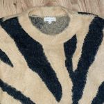 Love Sense L animal print design sweater dress Tan Size L Photo 2
