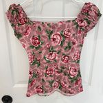 Collectif London Dolores Rose Pink Mauve Pin Up Top Women’s Size XS Photo 2