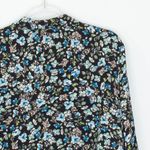 J.Jill  Womens Dark Fairy Floral Button Front Layered Tunic Top Size 2X Dainty Photo 7