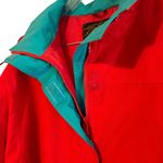 Eddie Bauer  Red and Blue Gore-Tex Pullover Windbreaker Jacket‎ Sz L Photo 3