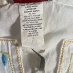 Peppermint Bay White Embroidered Coverup Dress Boho Resort Wear Floral Large Photo 10