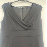 Torrid Surplice Sheath Dress Sz 20 Sleeveless Classic Timeless Neutral Y2K LBD Photo 2