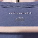 American Eagle Distressed  Outfitters Women's Blue Top Photo 1