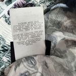 Womens VTG Fritzi CA L Flowy Skirt Midi Pleated Floral Roses Flared Modest White Size L Photo 7