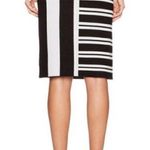 Theory Black White Knit Pull On Skirt Photo 1