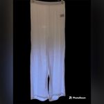 Skue, White see thru gauzy‎ loose pants , elastic waist, sz Medium Photo 1