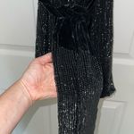 RETROFETE Ella Sequin‎ Mini Belted Dress in Black Night Out sz Small NWOT Photo 5
