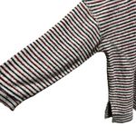 Free People Women's Little Ann Striped Dolman Sleeve Sweater Medium Grey Combo Photo 4