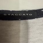 Staccato  Navy and Gray Raglan Tee, Stars on Sleeves Size L Photo 4