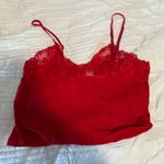 Victoria's Secret NWT Victoria Secret Lace Red Tank Top  Photo 5