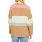 Topshop 𝅺NWT  Supersoft Stripe Crewneck Sweater 4-6 Photo 1