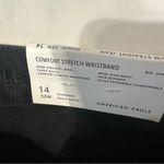 American Eagle Straight Ripped Mom Jeans Black Size 14 Photo 1