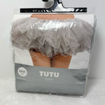 Halloween Adult One Size Fits Most Silver/Gray Sparkly TUTU‎ Gray Photo 0