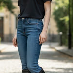 Frye Black Leather Jane Heeled Pull On Tall Boots size 6 Photo 0