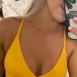 Cupshe Yellow Bikini Top Photo 0