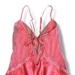 Frederick's of Hollywood Frederick’s of Hollywood Coral Pink Lace Satin Babydoll Slip Dress Lingerie M Photo 5