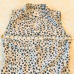 CAbi Blue & White Leopard Animal Print Camilla Shirt Dress Size XS Photo 5